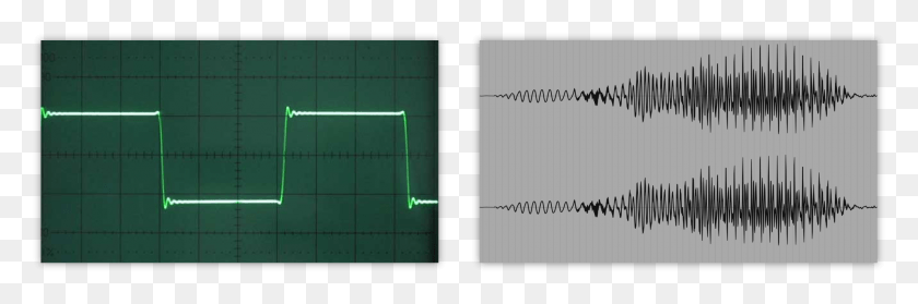 2000x563 A Square Wave Run Through An Oscilloscope And A Vocal Graphic Design, Electronics, Plot, Monitor HD PNG Download