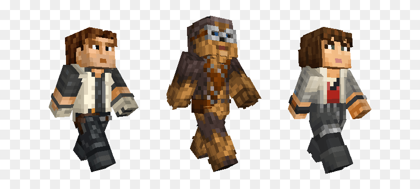 647x319 A Star Wars Story Skin Pack Minecraft Han Solo Skin, Toy, Treasure, Dungeon HD PNG Download