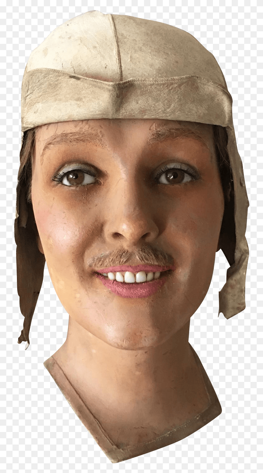 754x1451 A Stunning And Unique French Male Wax Mannequin Probably Girl, Face, Person, Human HD PNG Download