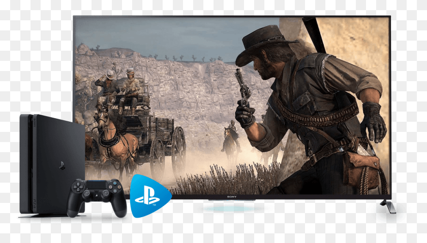 1677x902 A Subscription Also Allow Players To Unlock Both Ps3 Red Dead Redemption 1 Story, Person, Human, Horse Descargar Hd Png