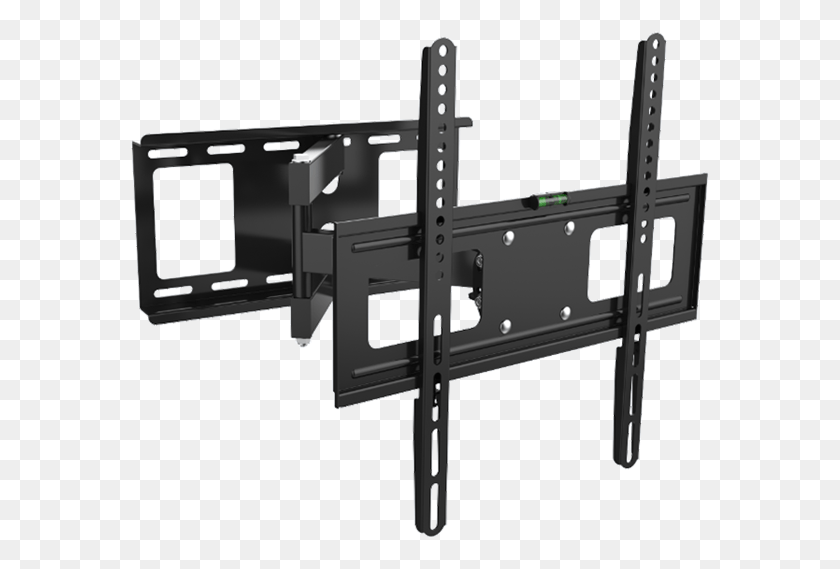 581x509 A Swivel Type Tv Mount Bracket, Furniture, Table, Bench HD PNG Download