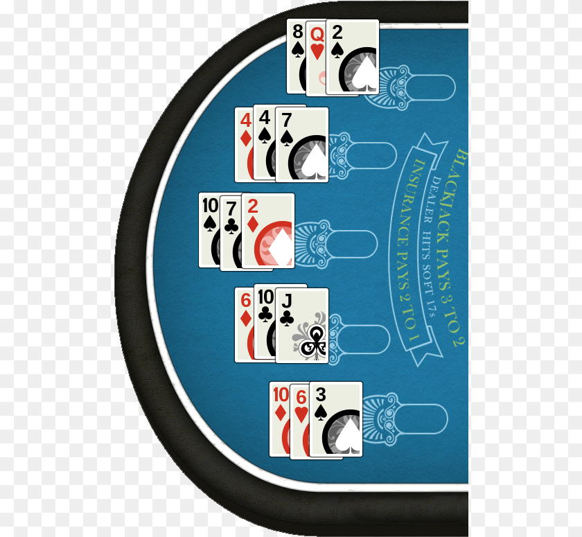 512x775 A Table Where All Players Have Been Dealt Three Cards Poker, Game, Gambling Sticker PNG