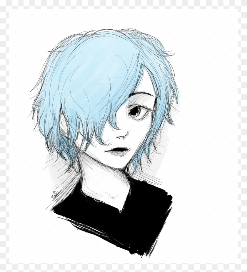 900x1000 A Touka Sketch For No Reason In Particular Sketch, Person HD PNG Download