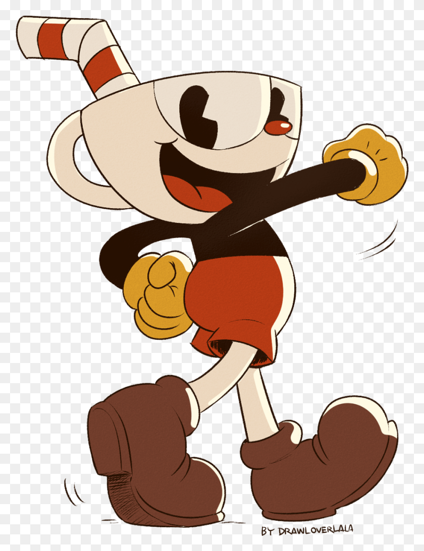 914x1211 A Transparent Cuphead Doodle I Did A Week Ago And Didn39t Transparent Cup Head, Person, Human, Food HD PNG Download