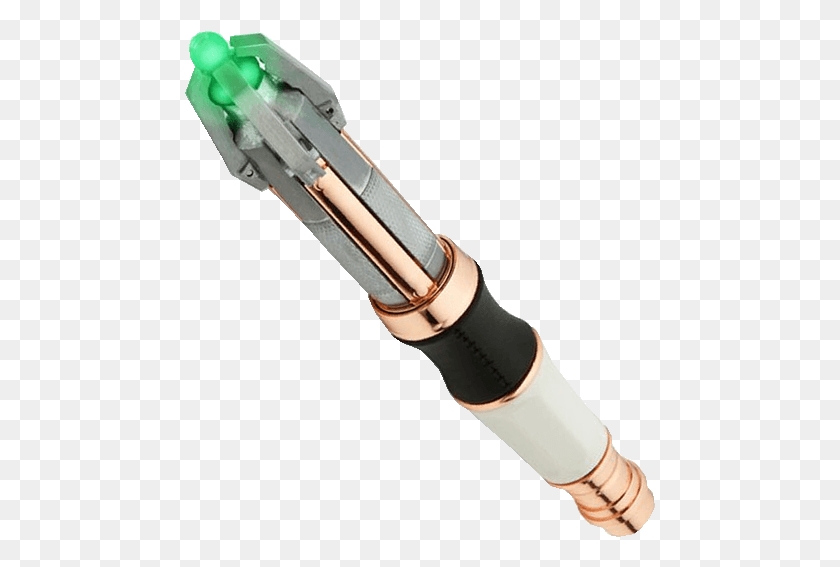 471x507 A Transparent Sonic Screwdriver For You To Drag Around Cutting Tool, Light, Telescope HD PNG Download