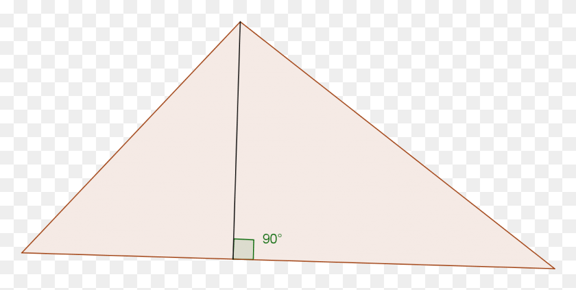 1109x517 A Triangle Broken Up Into Two Right Triangles Triangle With Two Right Angles, Tent HD PNG Download