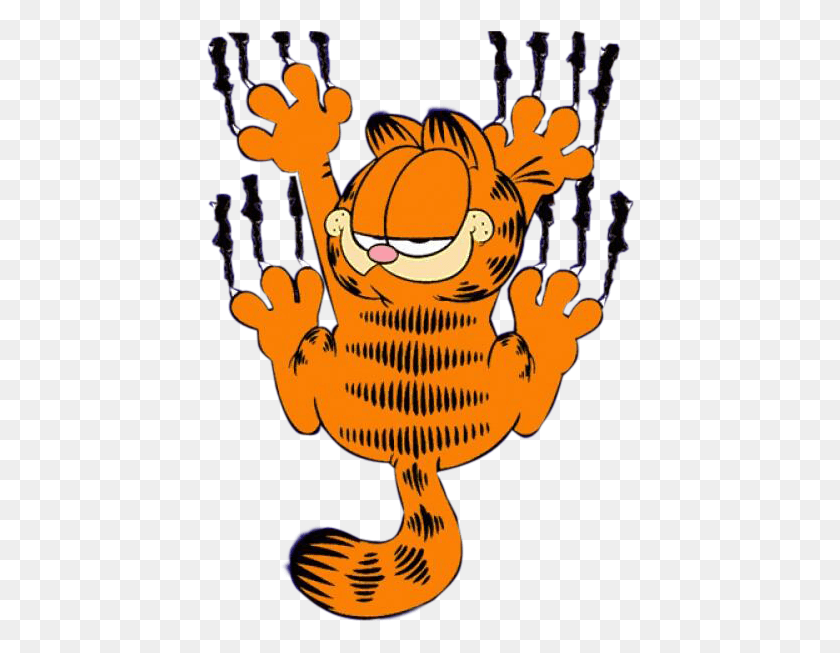 428x593 A Tv Star And Film Star Too Garfield, Advertisement, Poster, Graphics HD PNG Download