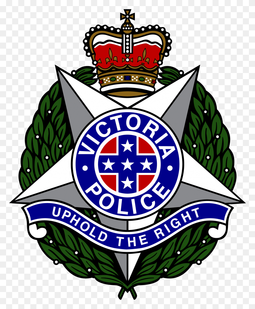 1766x2166 Логотип Полиции Виктории, Символ, Товарный Знак, Значок Hd Png Скачать