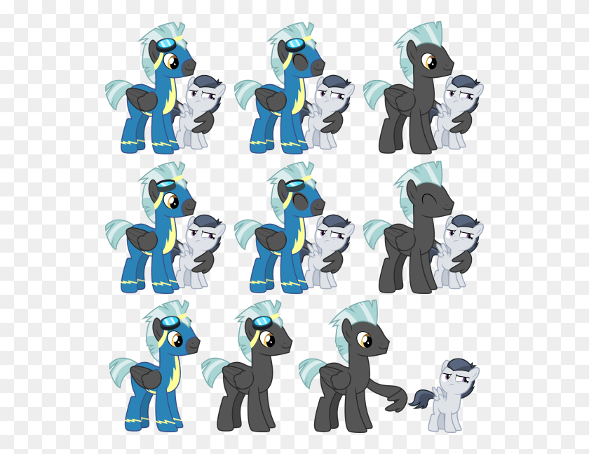 540x587 A Wonderbolt Suit Model Of Goggle And Whether Your Wonderbolt Thunderlane, Animal, Mammal, Penguin HD PNG Download