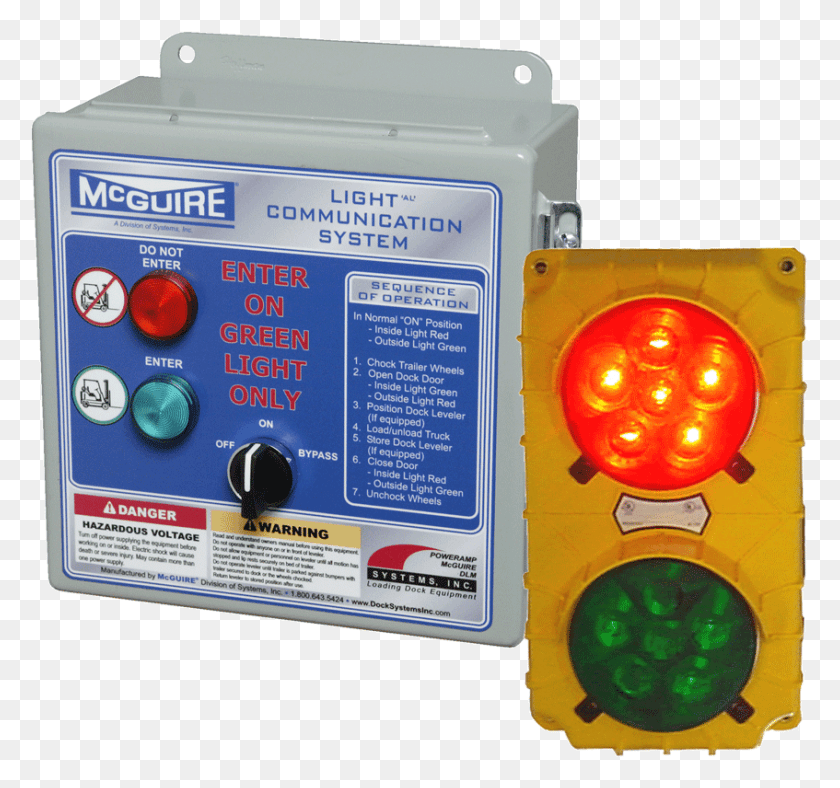 847x791 A Yellow Housing Is Highly Visible And The Usage Of Led Traffic Light For Dock Equipment, Light, Electrical Device HD PNG Download