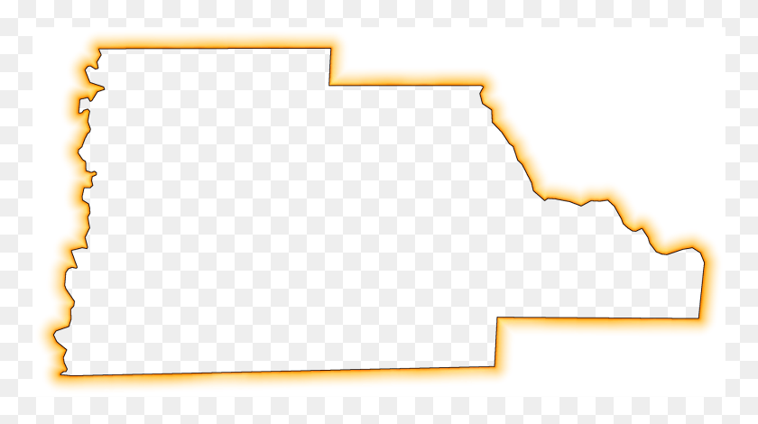 768x410 A Yellow Orange Glow Outline Map Of Hernando Sunset, Collage, Poster, Advertisement HD PNG Download