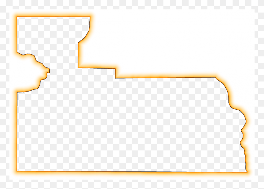 1024x714 A Yellow Orange Glow Outline Map Of Orange, Axe, Tool, Text HD PNG Download