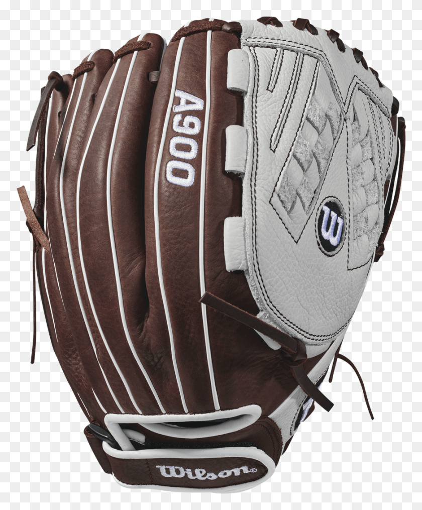870x1066 A900 Aura Dark Brown Grey White Back Wilson Softball Gloves Dark Brown, Clothing, Apparel, Baseball Glove HD PNG Download