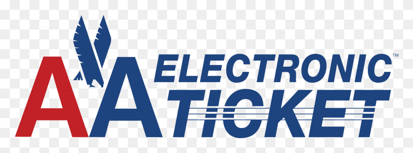 2331x751 Aa Electronic Ticket Logo Transparent American Airlines, Text, Number, Symbol HD PNG Download