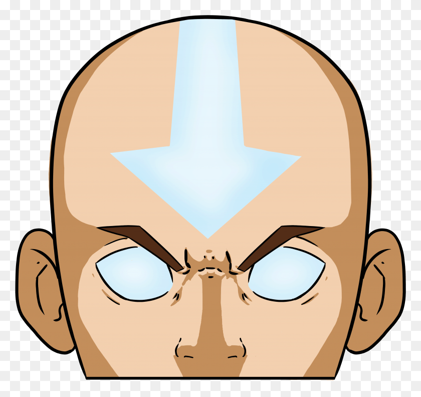 5036x4728 Aang Avatar State Avatar Aang, Head, Mask HD PNG Download
