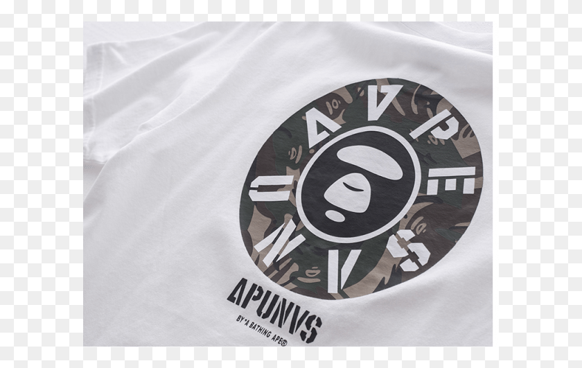 601x471 Aape Mini Skull Logo T Shirt Emblem, Clothing, Apparel, T-shirt HD PNG Download