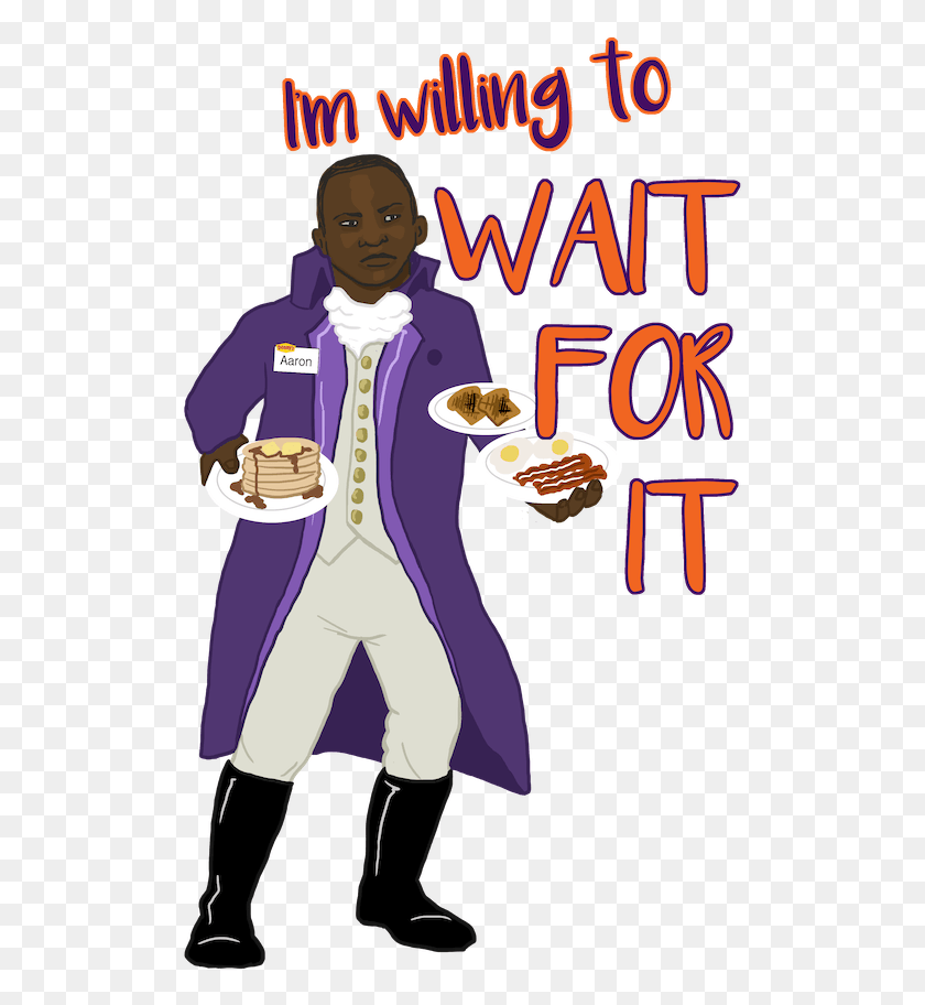 511x852 Aaron Burr Waiting Tables Cartoon, Person, Human, Meal HD PNG Download
