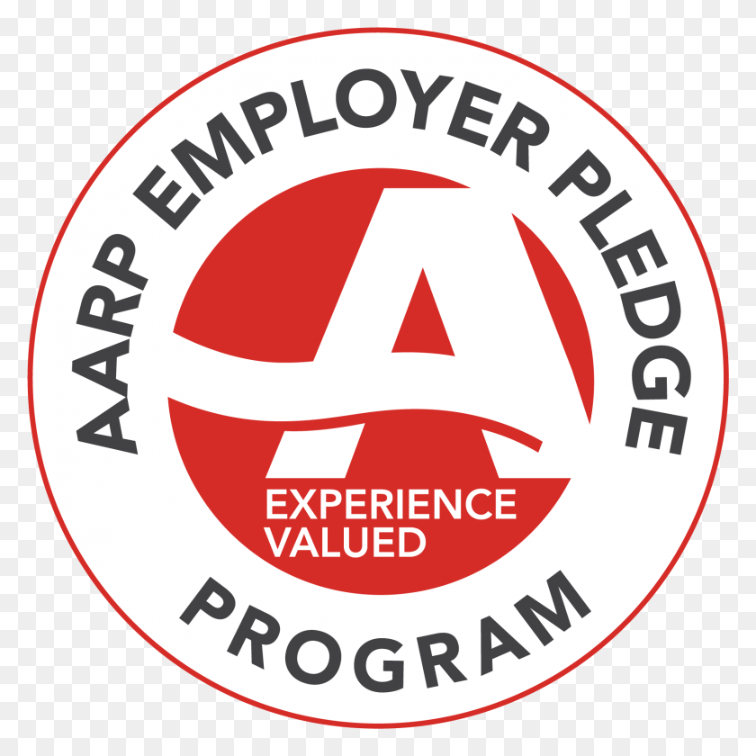1693x1693 Aarp Employer Pledge Circle, Label, Text, Sticker Descargar Hd Png