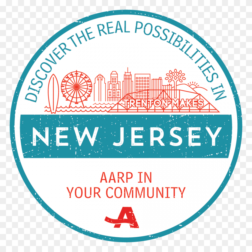 900x900 Aarp New Jersey Hemnet, Label, Text, Logo HD PNG Download
