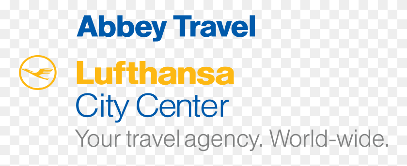 763x283 Abbey Travel Lufthansa City Center Lufthansa, Text, Alphabet, Word HD PNG Download