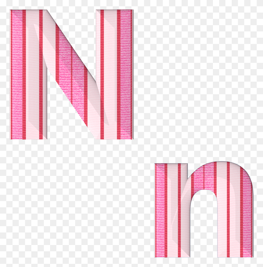 2250x2280 Abc Alphabet N Fabric Stripes 732850 N, Text, Number, Symbol HD PNG Download