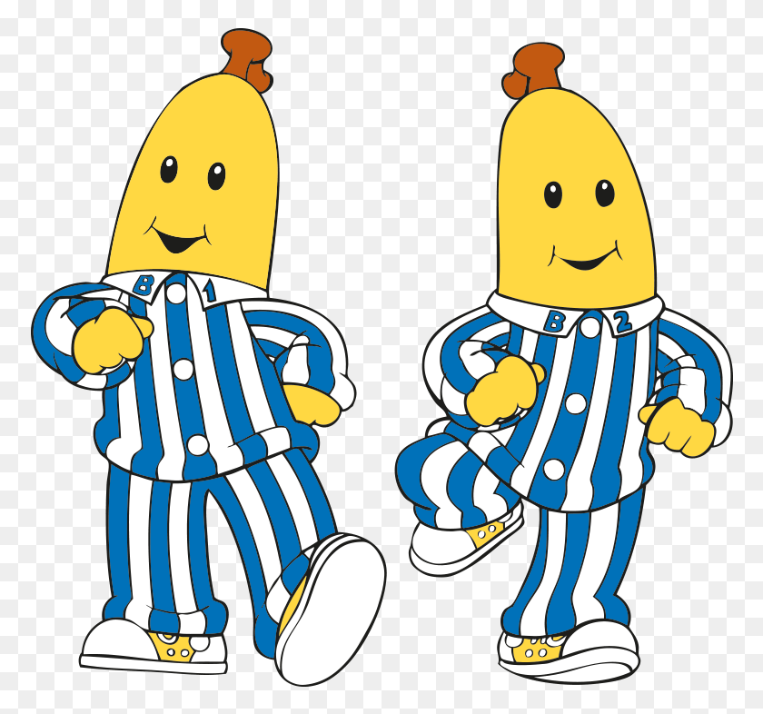 774x726 Abc Bananas In Pyjamas, Astronauta, Mano, Muñeco De Nieve Hd Png