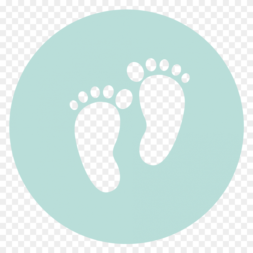 971x971 Abc Logo Icon Feet Transparent Feet Clipart, Footprint HD PNG Download