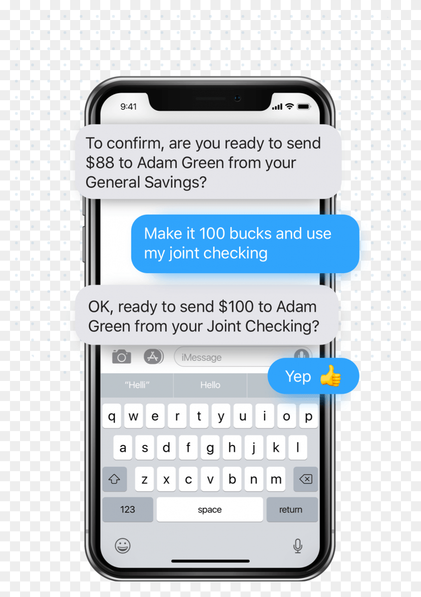 1160x1682 Abe Ai Deploys Conversational Chatbots To Google Home Iphone X Text Keyboard, Mobile Phone, Phone, Electronics HD PNG Download