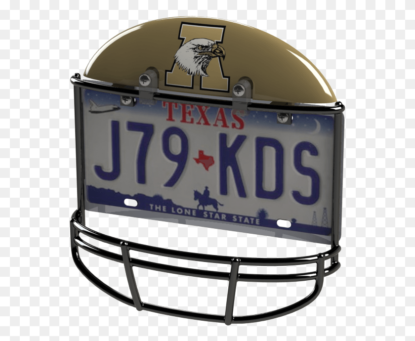 561x630 Abilene Eagles Football Helmet Frame Texas License Plates, Clothing, Apparel, Helmet HD PNG Download