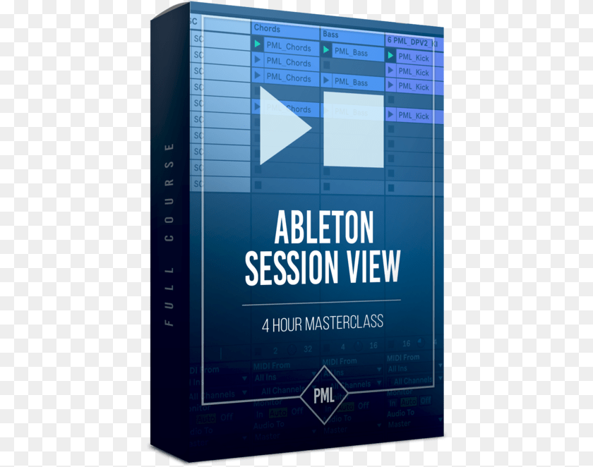 Ableton Session View Masterclass Ableton Live, Advertisement, Poster, Computer Hardware, Electronics Sticker PNG