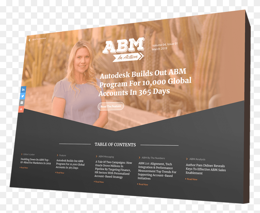 996x802 Abmia V04i01 3d Issue Template Flyer, Poster, Paper, Advertisement HD PNG Download