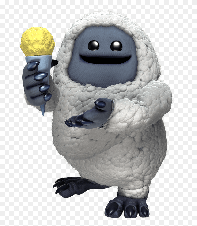 675x904 Abominable Snowman Little Big Planet 3 Monster Inc, Toy, Figurine, Bird HD PNG Download