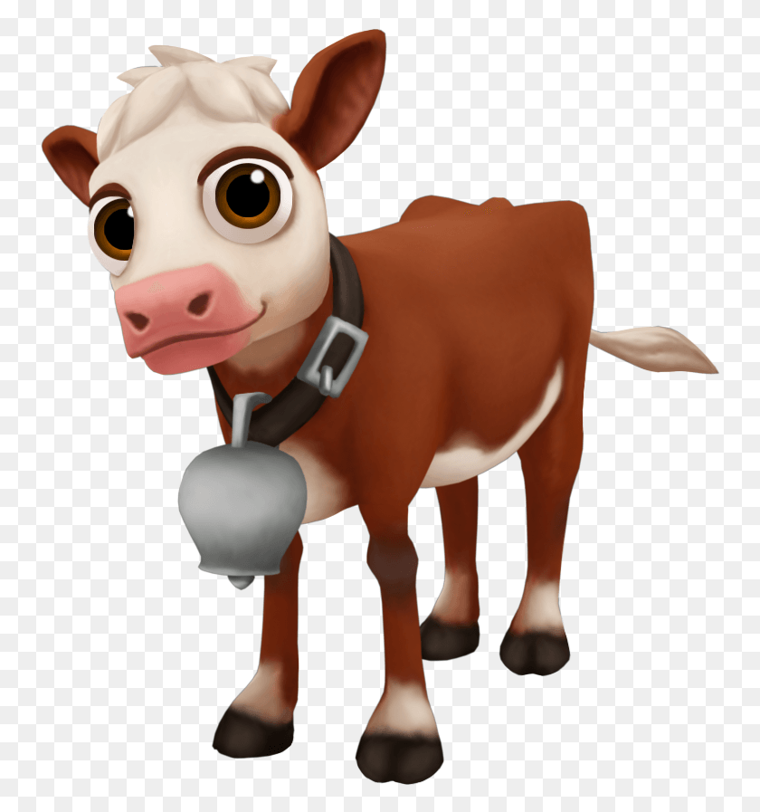 752x837 Abondance Cow Farmville 2 Animals Baby, Крупный Рогатый Скот, Млекопитающее, Животное Hd Png Скачать