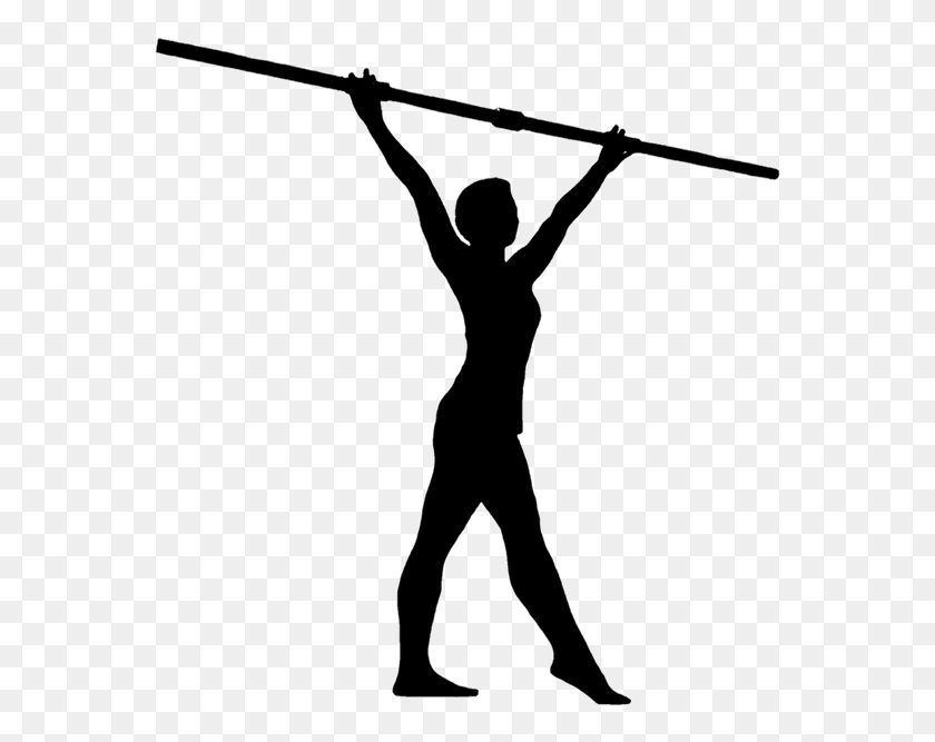 569x607 About Fitness Silhouette, Bow, Symbol, Cross HD PNG Download