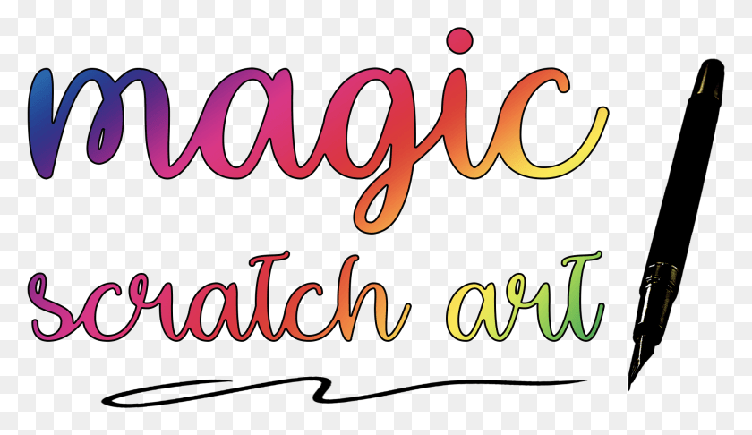 2005x1097 About Magic Scratch Art, Text, Calligraphy, Handwriting HD PNG Download