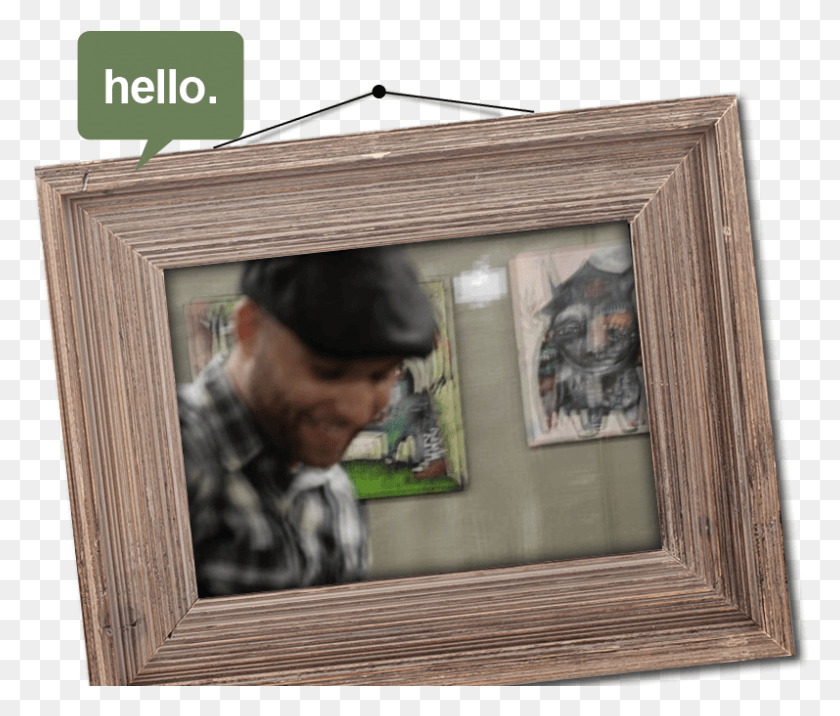 797x671 About Mike Picture Frame, Wood, Person, Human HD PNG Download