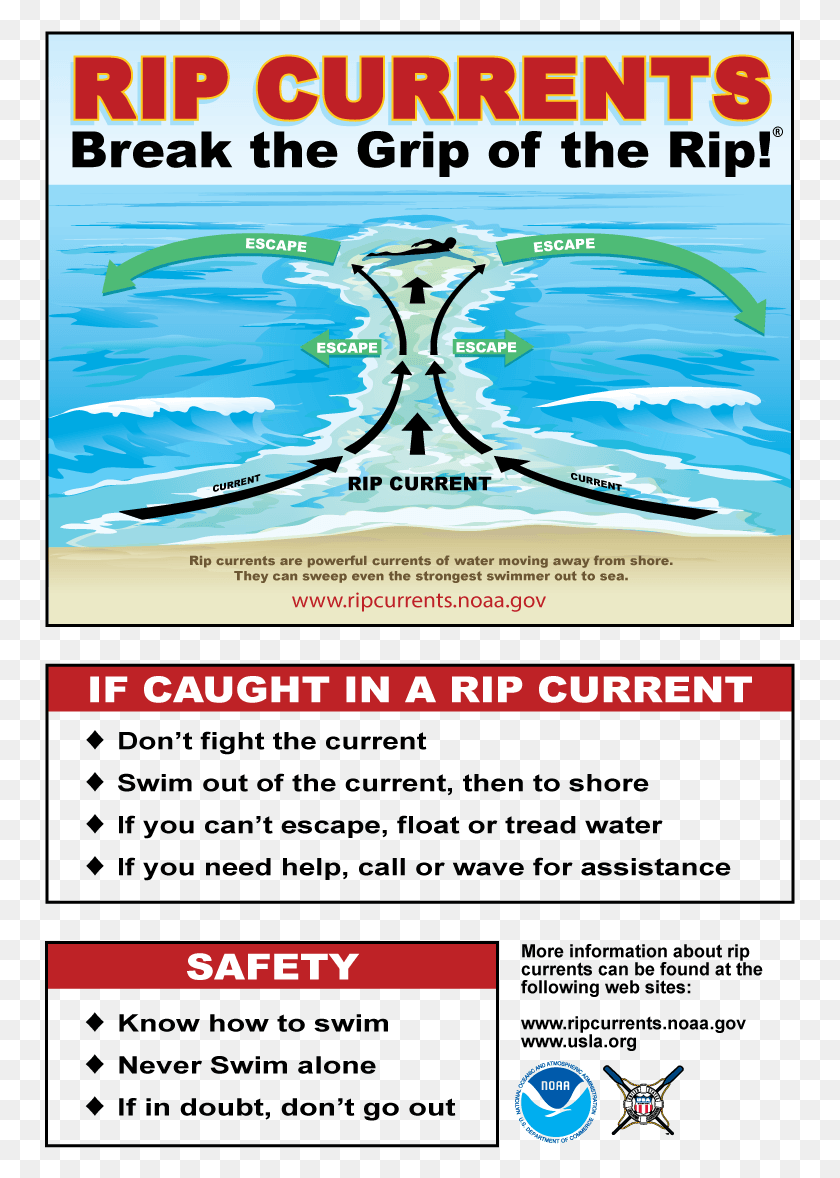 751x1118 About Rip Currents Rip Current Break The Grip, Poster, Advertisement, Flyer HD PNG Download