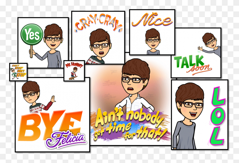 About Six Months Ago Bitstrips Introduced Bitmoji Cartoon, Comics, Book, Person HD PNG Download