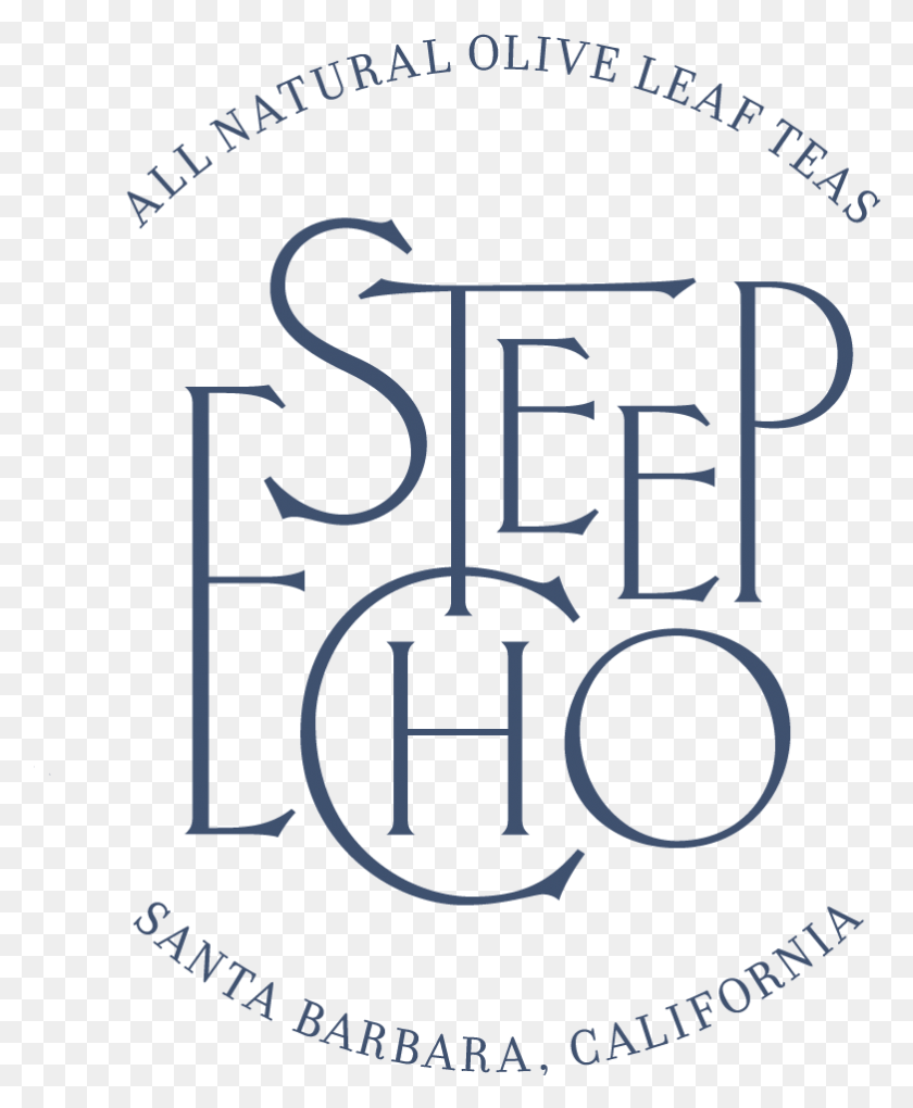 782x963 About Steep Echo Olive Leaf Teas Calligraphy, Text, Alphabet, Poster HD PNG Download