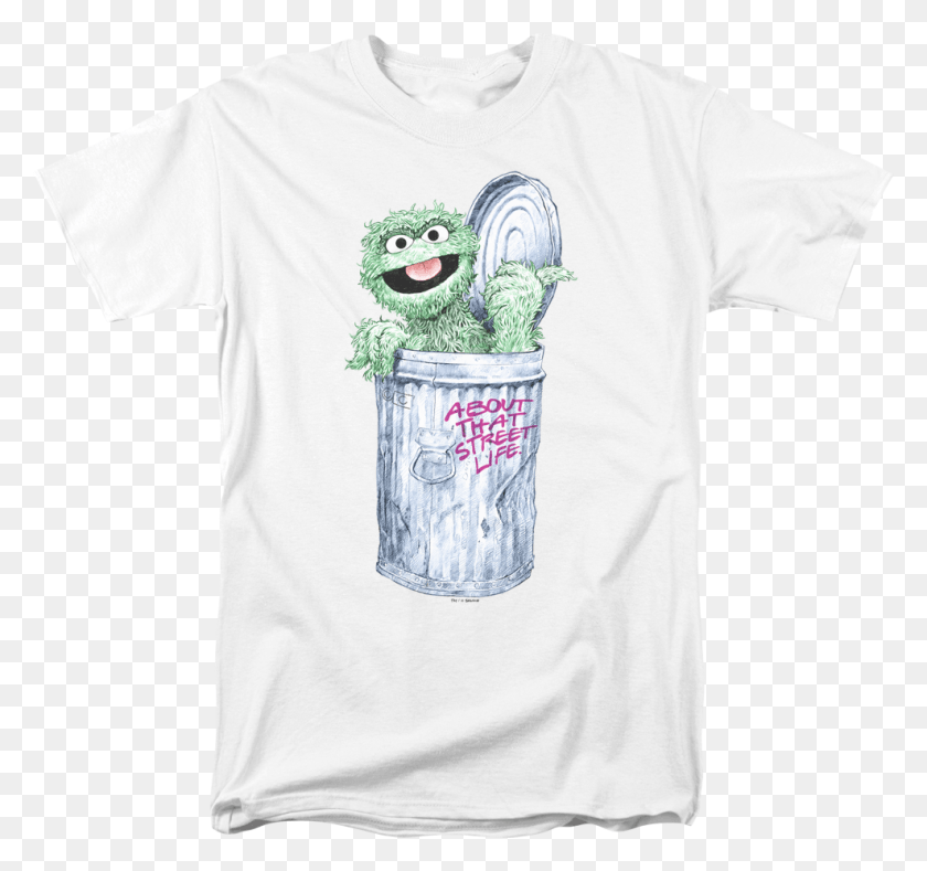 988x924 About That Street Life Oscar The Grouch Camiseta Camisetas Con De Costa Rica, Clothing, Apparel, T-Shirt Hd Png