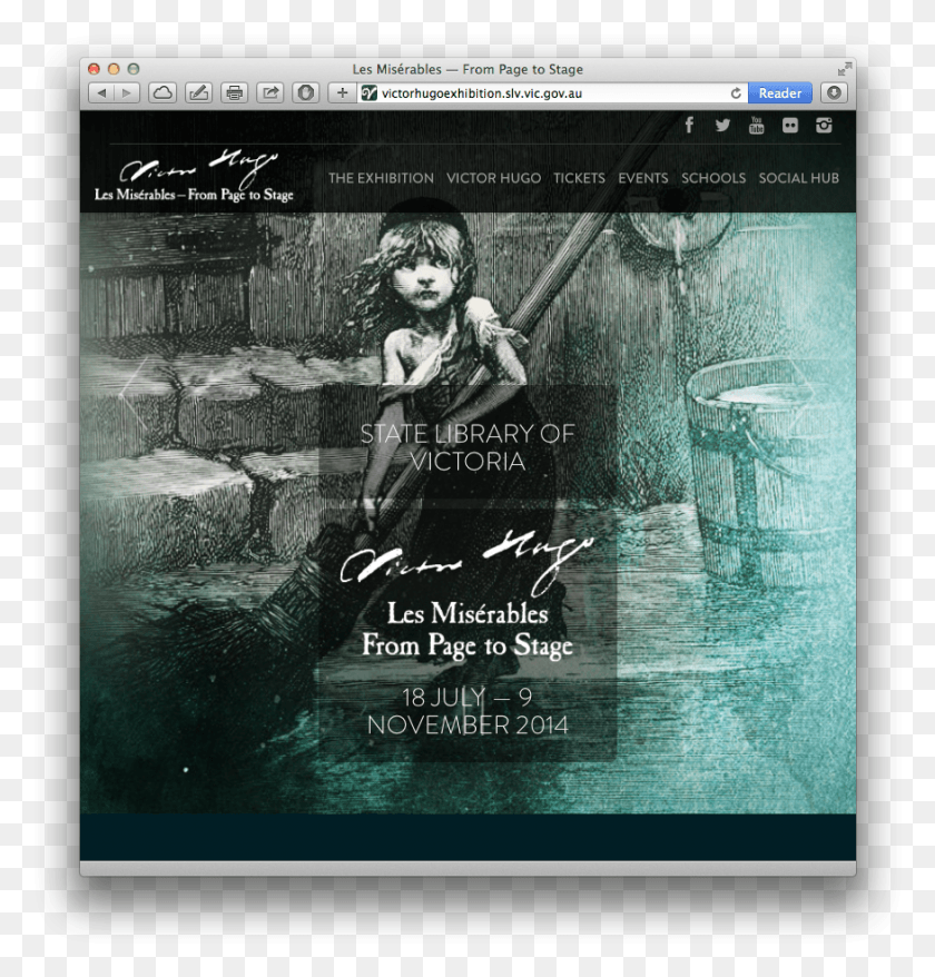 876x919 About The Project Victor Hugo Les Misrables Cosette, Advertisement, Poster, Person HD PNG Download