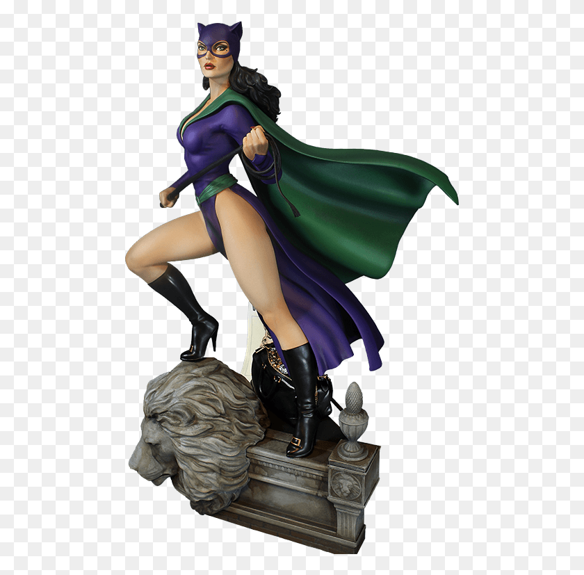 480x767 About The Super Powers Catwoman Maquette Catwoman Statue, High Heel, Shoe, Footwear HD PNG Download