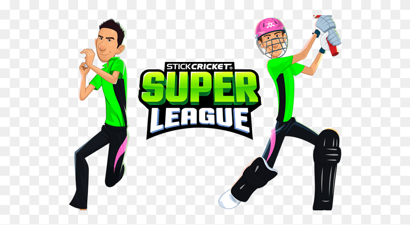 560x401 Descargar Png / Super League Stick Cricket Png