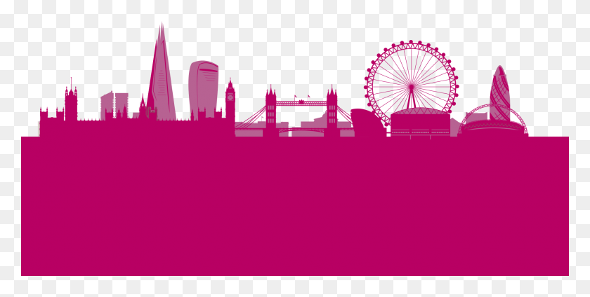 1900x889 About Us World City Skyline Silhouette, Purple, Crowd, Text HD PNG Download