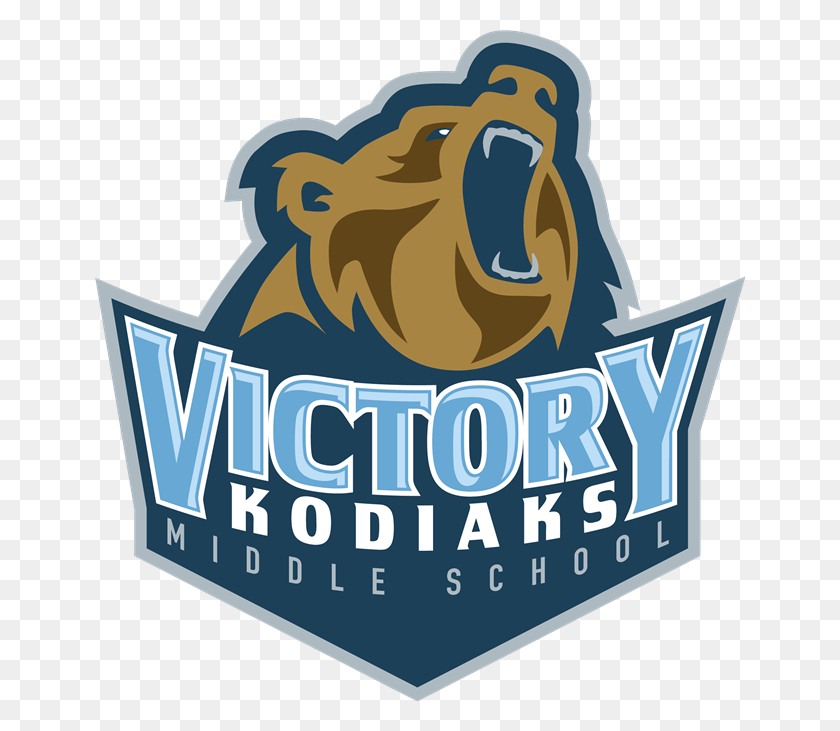 650x671 About Victory Football Victory Middle School Kodiaks, Animal, Text, Mammal HD PNG Download