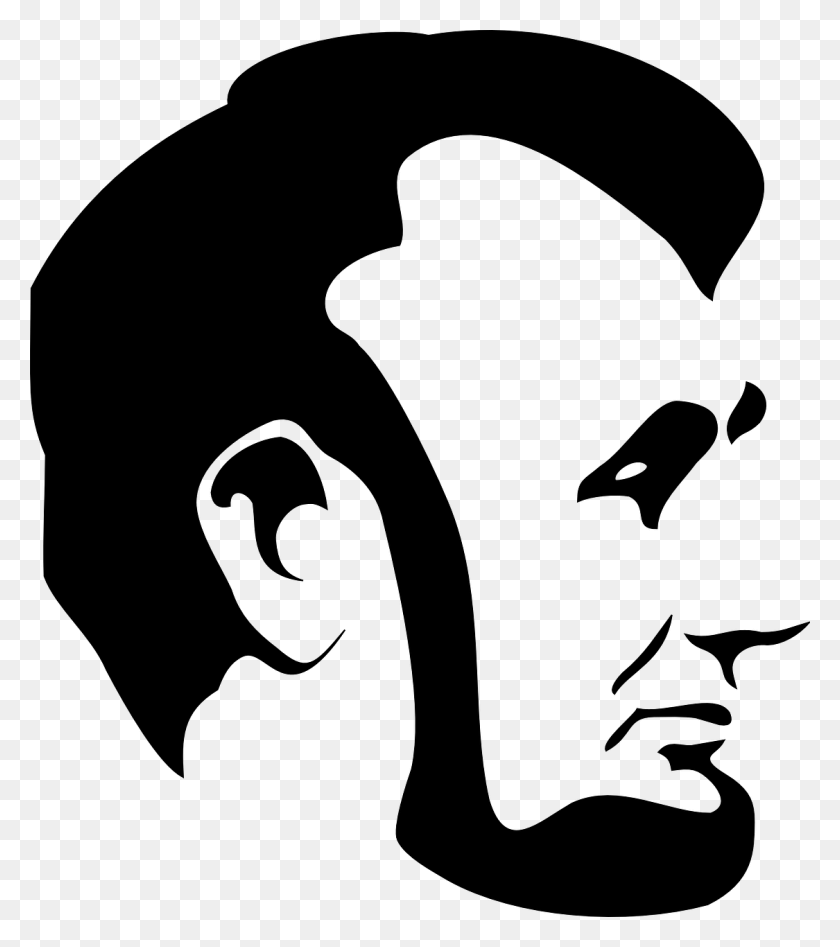 1125x1280 Abraham Lincoln 312314 Abraham Lincoln Silhouette Clip Art, Gray, World Of Warcraft HD PNG Download