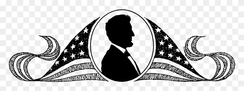 1281x422 Abraham Lincoln President President Lincoln Logo, Gray, World Of Warcraft HD PNG Download