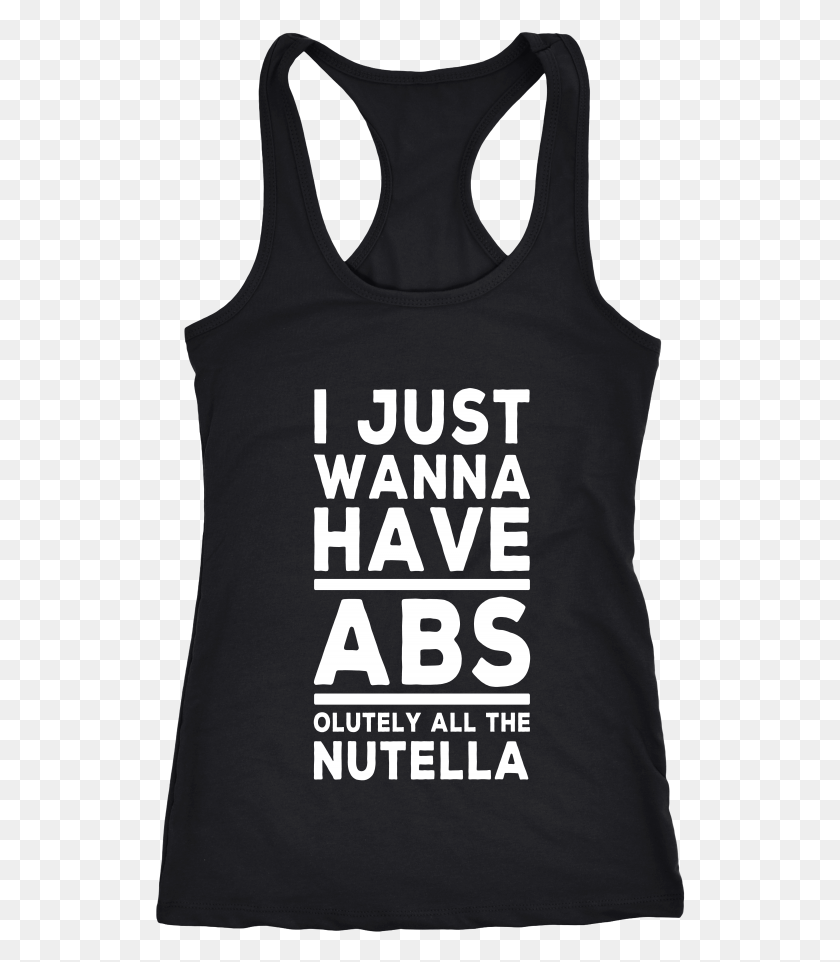 530x902 Descargar Png Abs Olutely All The Nutella Tanks Camisas Amp Hoodies Active Tank, Ropa, Tank Top Hd Png