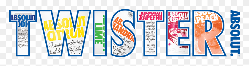 1477x313 Absolut Texas Twister Absolut Vodka, Text, Label, Poster HD PNG Download