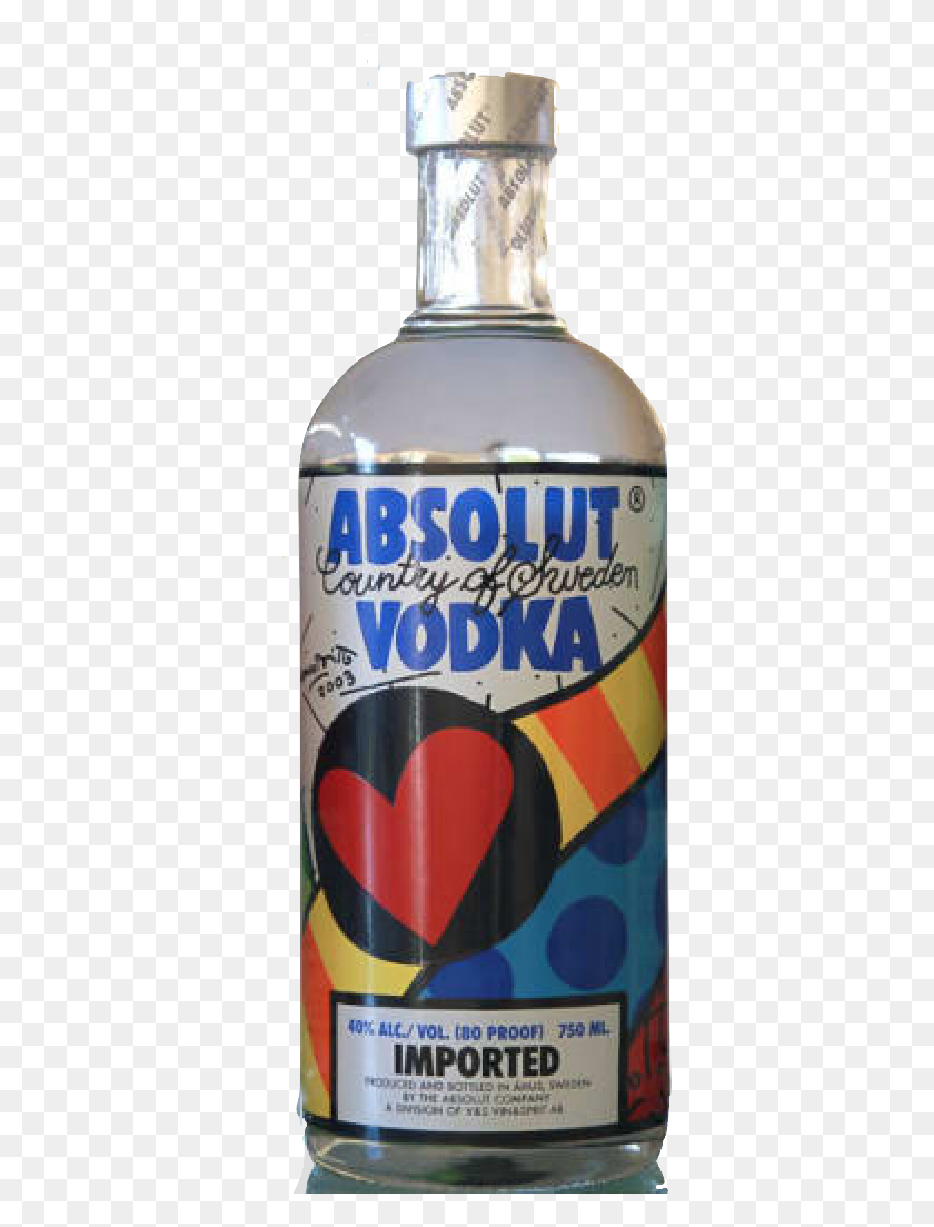 370x1043 Absolut Vodka 2003 Romero Britto Absolut Vodka, Tin, Can, Beer HD PNG Download